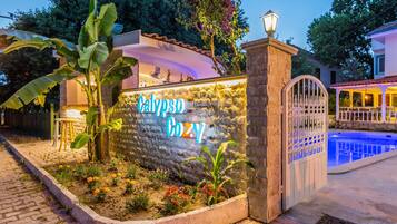 Front of property - evening/night