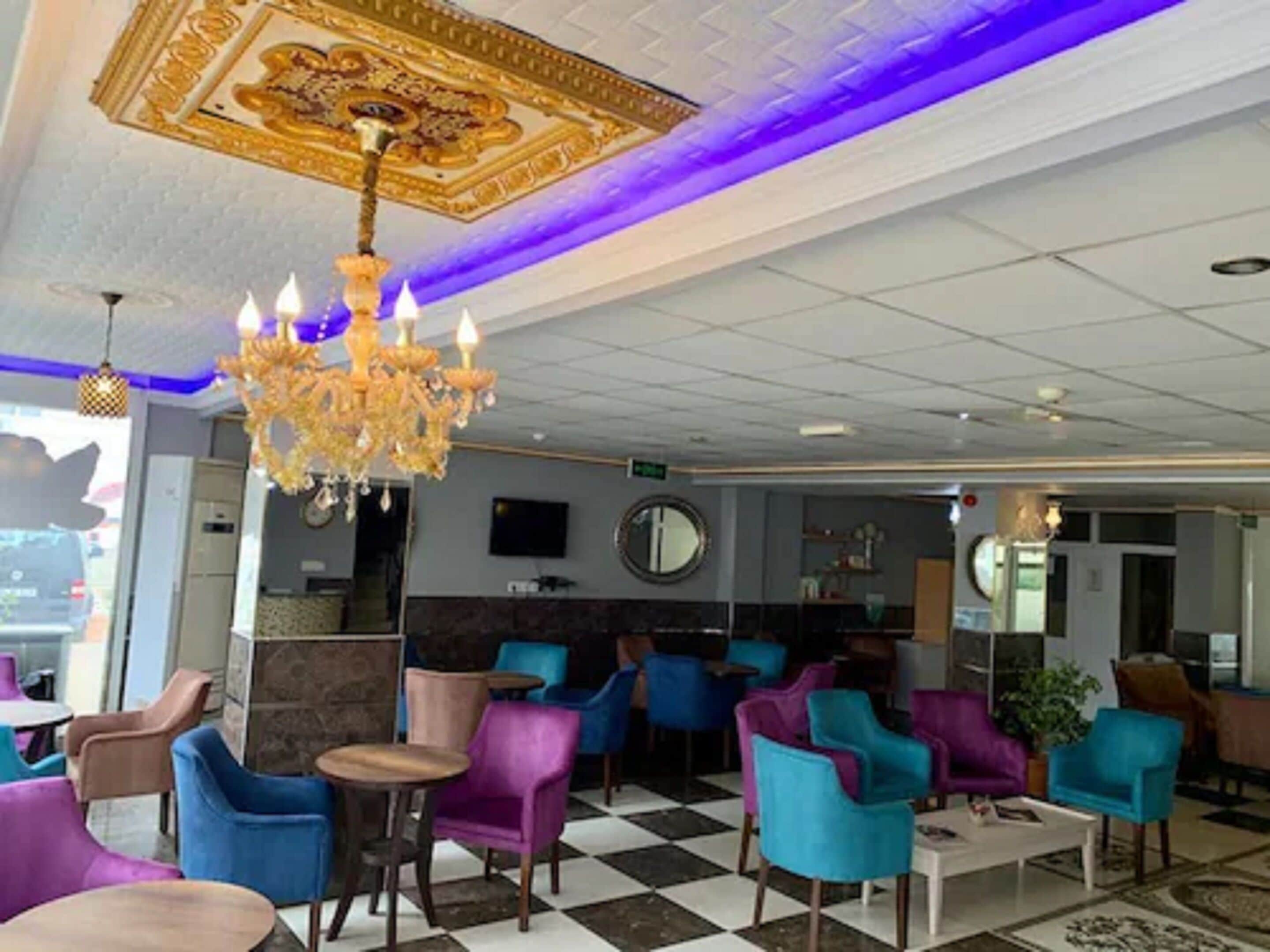 Sala de estar en el lobby