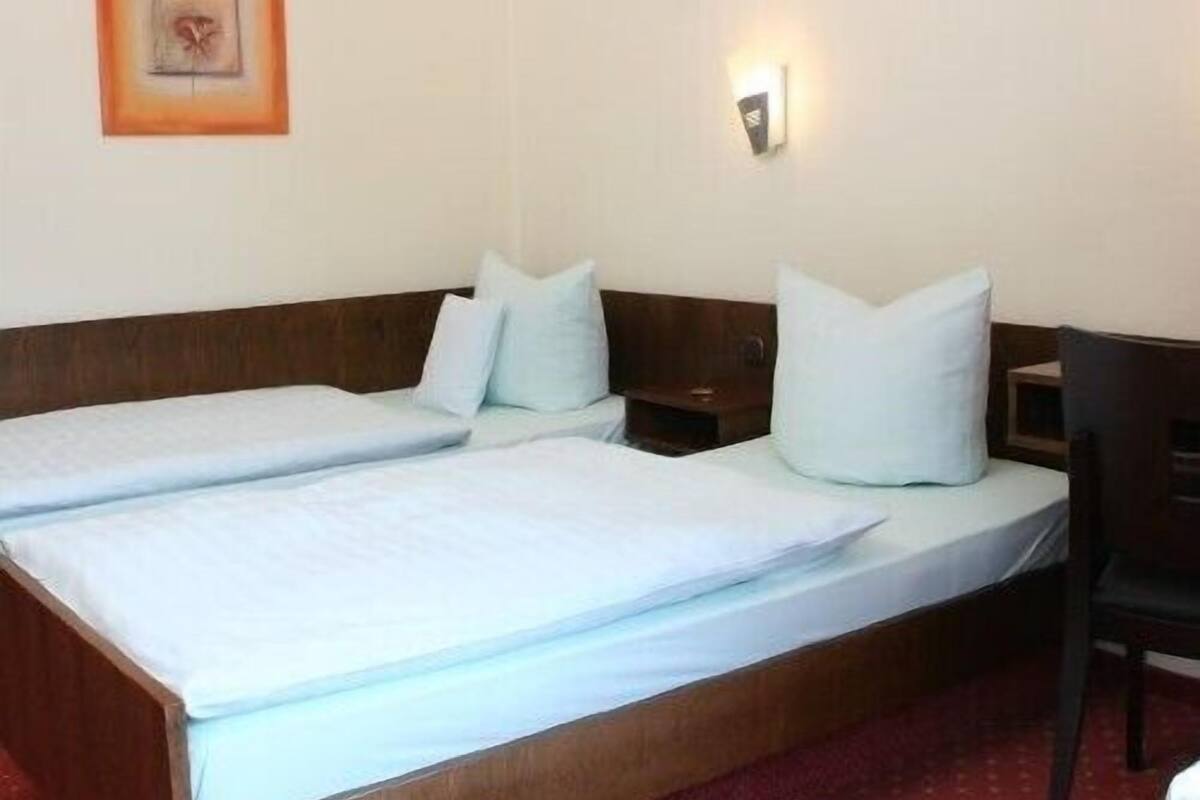 Desk, WiFi (free), bed sheets