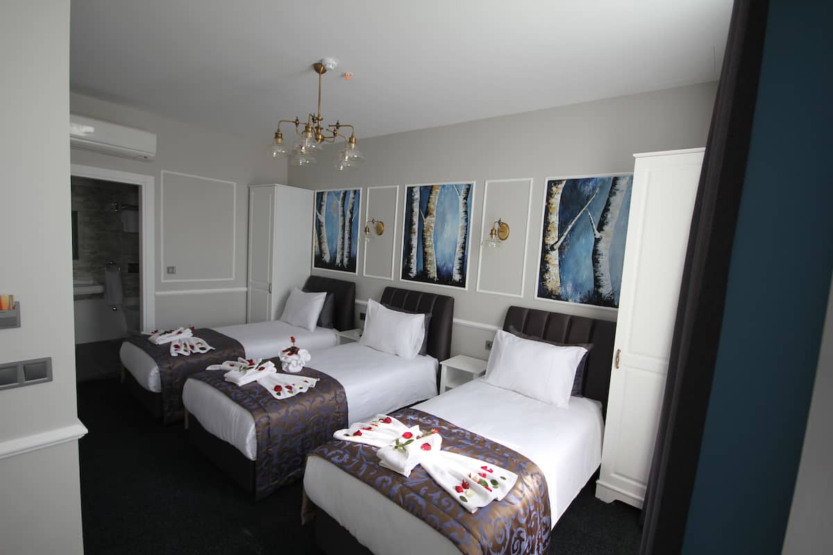 Triple Room | Premium bedding, minibar, in-room safe, desk