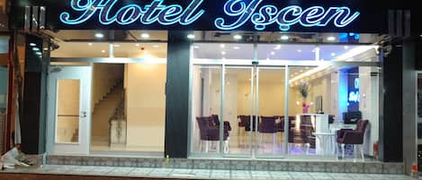 Front of property - evening/night