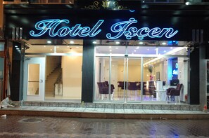 Front of property – evening/night