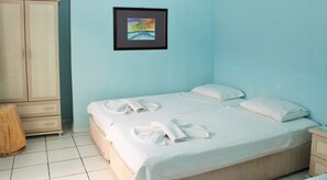 Basic Triple Room, Mountain View, Garden Area | Iron/ironing board, free WiFi, bed sheets - Domizil Lina Art (Kusadasi)