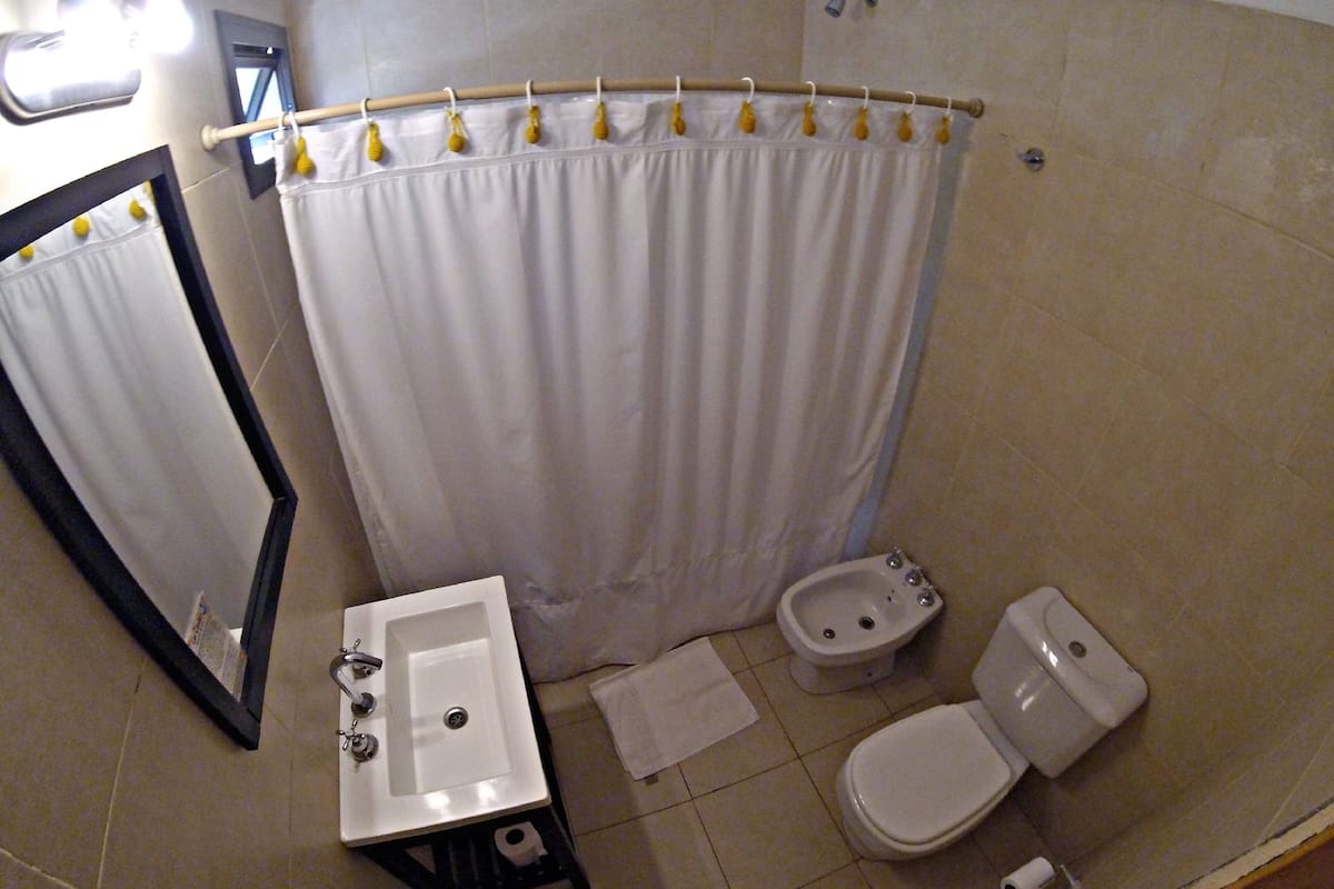 room (shinqui) | bathroom | shower, free toiletries, hair dryer, bidet
