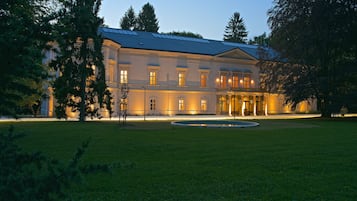 Front of property – evening/night