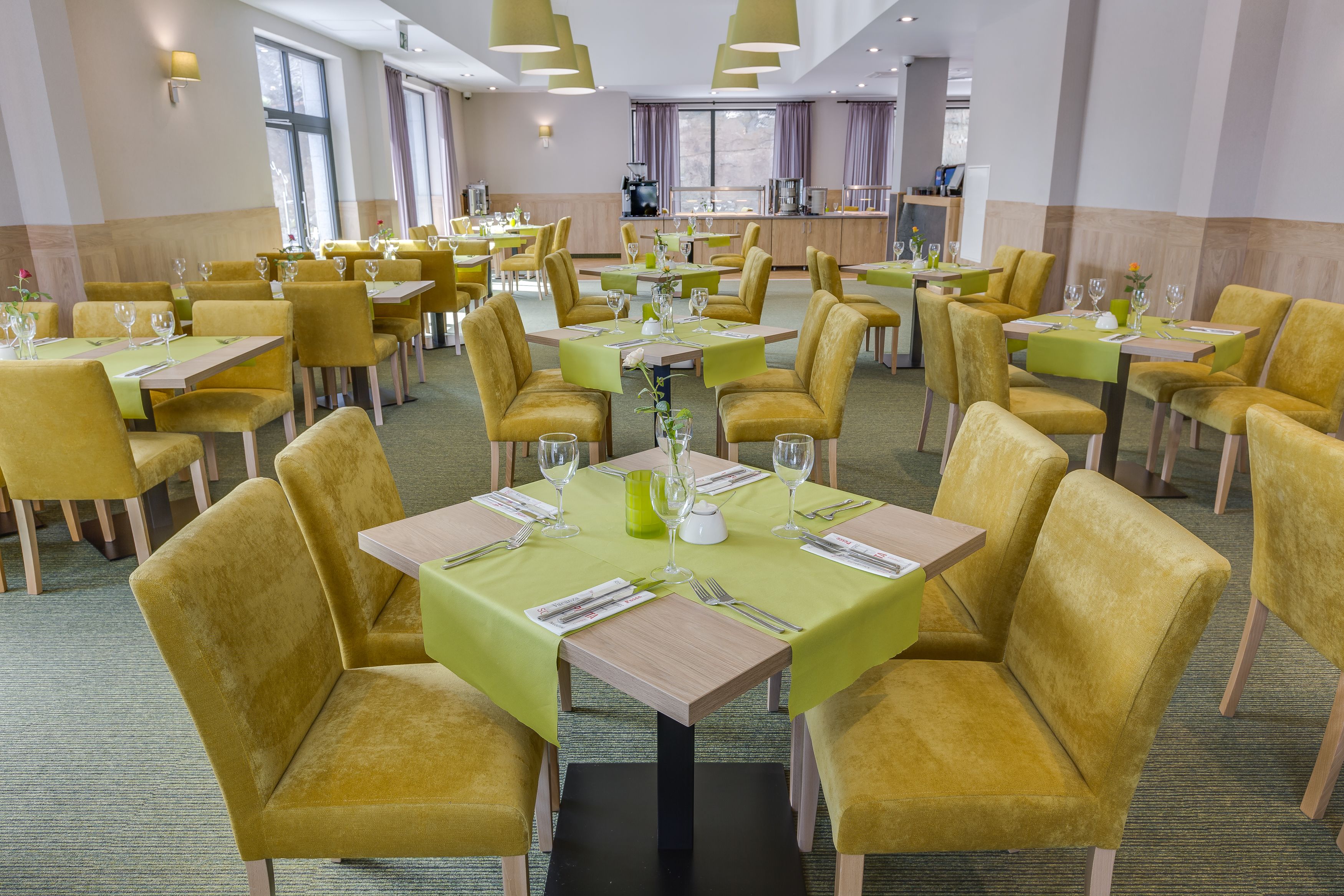 2 restaurants, breakfast, lunch, dinner served; local cuisine