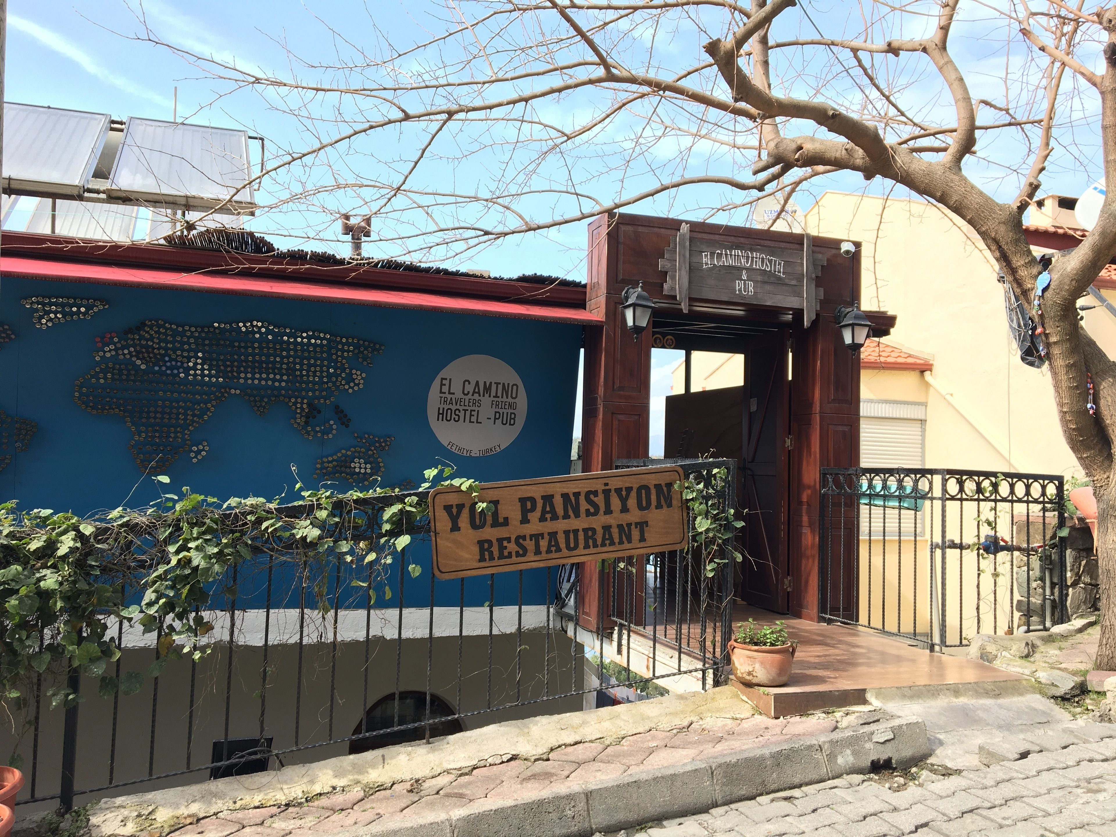 Façade de l’hébergement