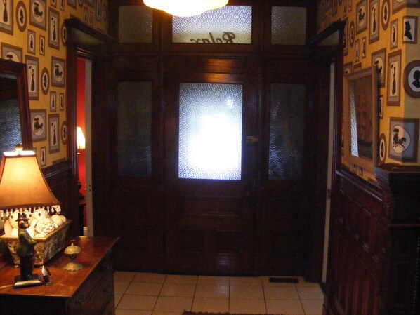 Interior entrance