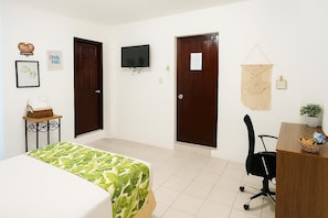 Premium bedding, down comforters, pillowtop beds, individually decorated
