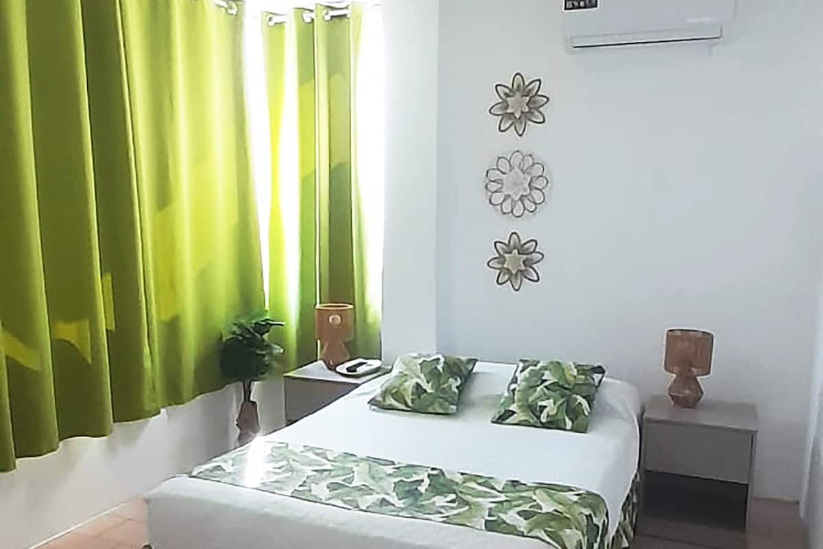 Premium bedding, down comforters, pillowtop beds, individually decorated