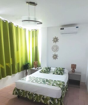 1 bilik tidur, peralatan tempat tidur premium, gebar bulu kapas 