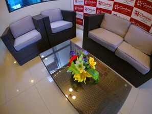 Lobby sitting area