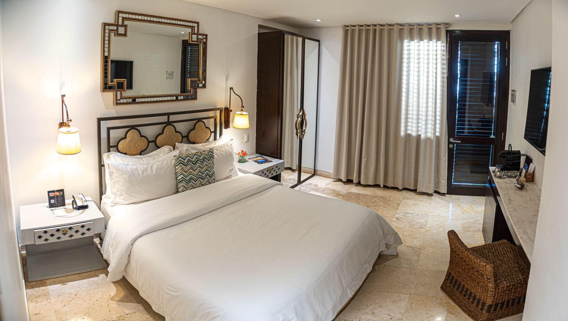 Premium bedding, down duvets, in-room safe, individually decorated