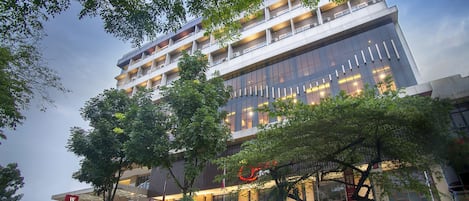 Overnatningsstedets facade