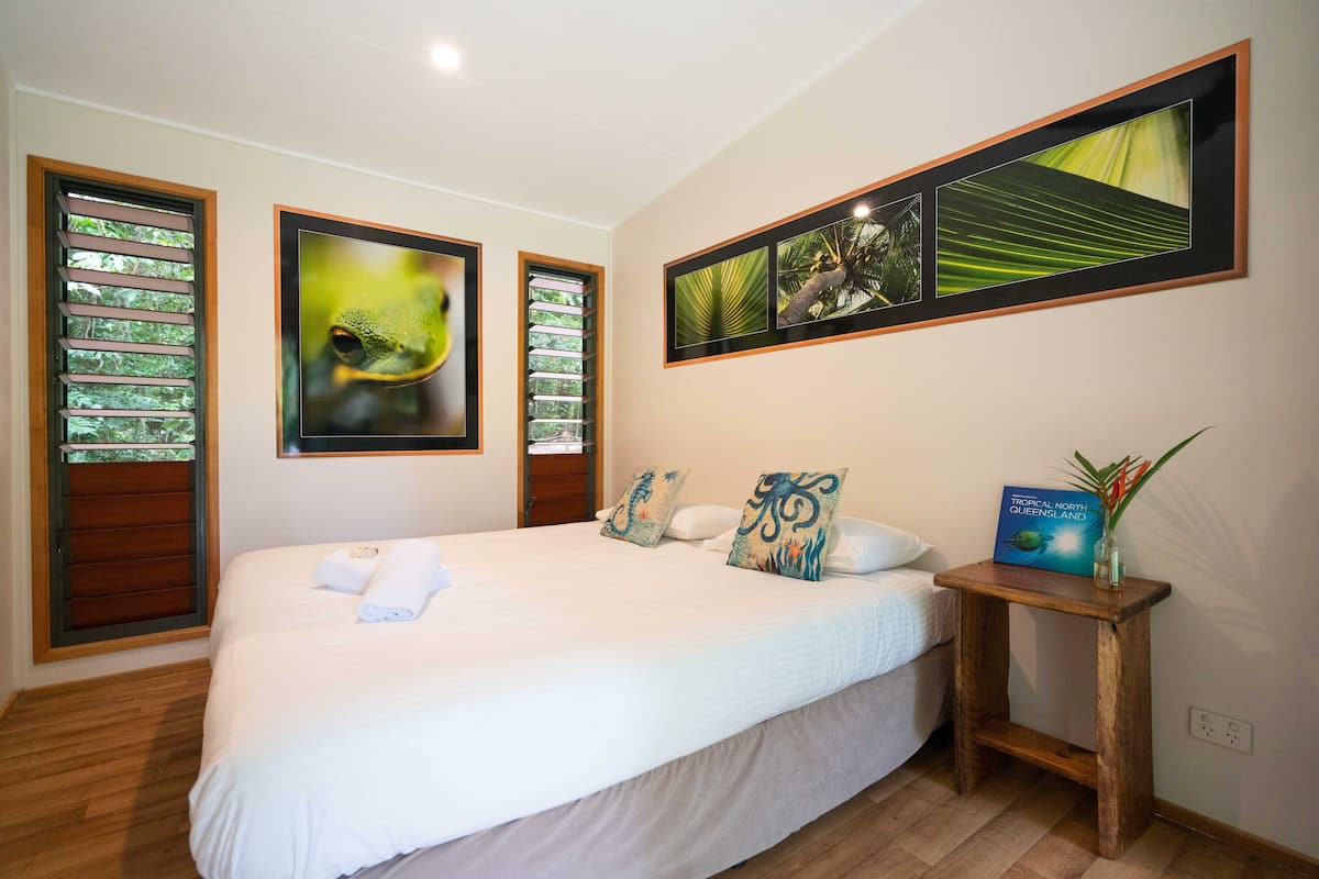Baita Deluxe, 1 letto king (Safari Hut) | Wi-Fi gratuito, lenzuola
