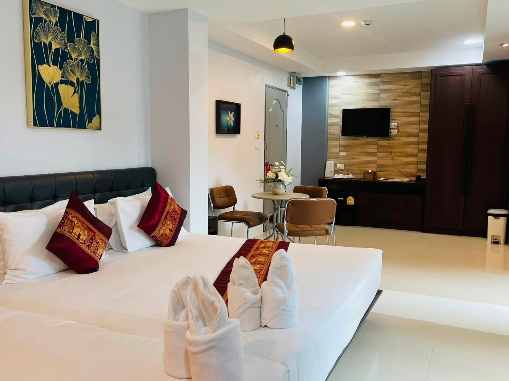 Wifi gratis y ropa de cama 