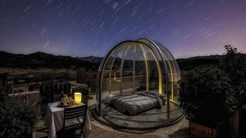 Panoramic Suite, Mountain View (Suite Bubble Air) | 1 bedroom, premium bedding, down duvets, pillow-top beds