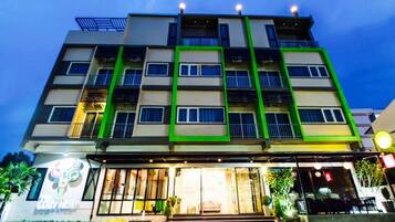 Front of property – evening/night