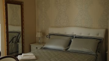 Deluxe Double Room, Terrace (Berenice) | Egyptian cotton sheets, premium bedding, memory foam beds, minibar