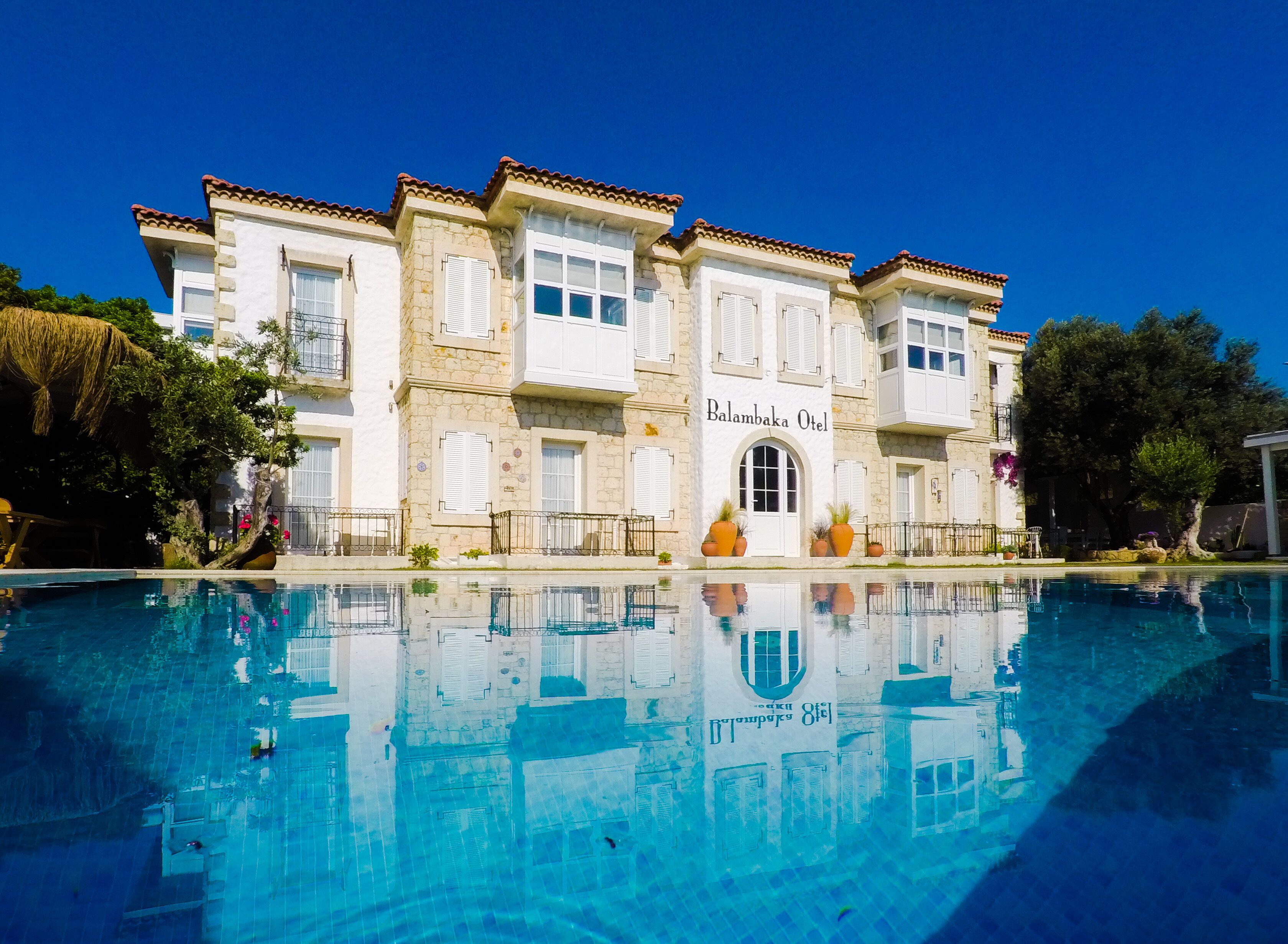 Fassade der Unterkunft