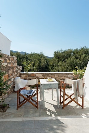 House, 2 Bedrooms (Ageri) | Terrace/patio - Skaris Homes (Tinos)