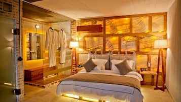 Habitación de diseño doble | 1 dormitorio, sábanas de algodón egipcio, ropa de cama de alta calidad