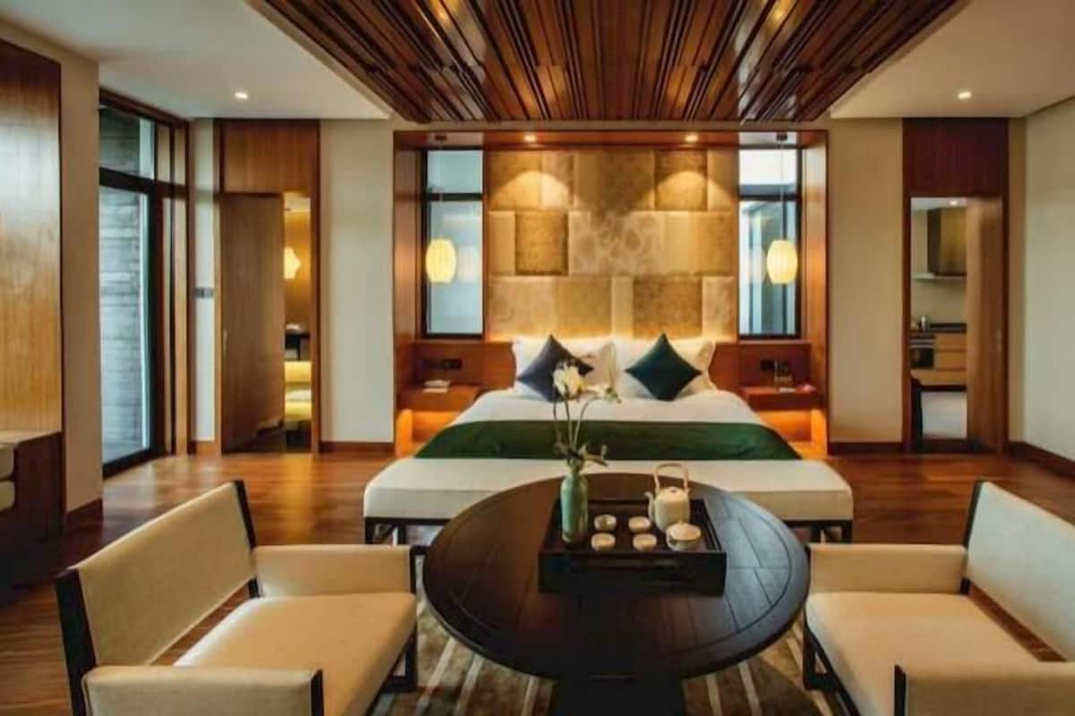 1 habitación y ropa de cama de alta calidad