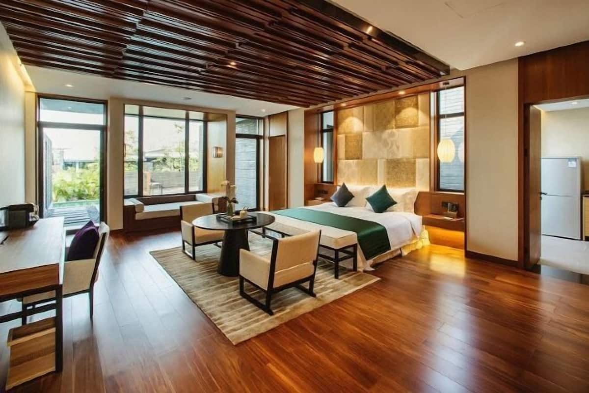 1 habitación y ropa de cama de alta calidad