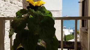 Premium Suite, 1 Bedroom, Balcony, Ocean View | Bathroom shower - La Banchina Holiday Rooms (Trani)