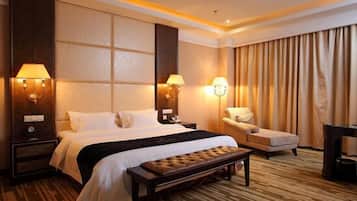 Minibar, in-room safe, desk, blackout drapes