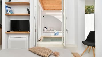 Deluxe-Villa | 1 Schlafzimmer, hochwertige Bettwaren, Zimmersafe, Schreibtisch