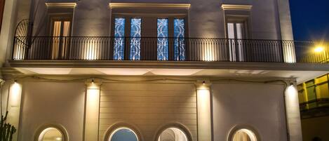 Front of property - evening/night