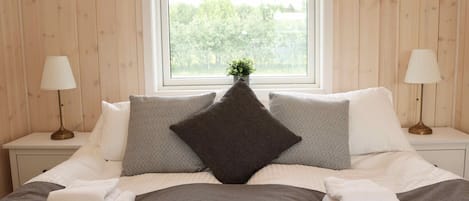 Rumah, 2 kamar tidur (Hraun) | Seprai premium, tirai kedap cahaya, Wi-Fi gratis, dan seprai linen