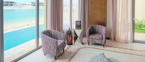 Villa Royal - 6 sovrum - utsikt mot stranden - vid stranden | Utsikt från boendet