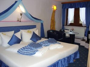 Kamar Double, pemandangan sungai | Meja kerja, kedap suara, Wi-Fi gratis, dan seprai linen