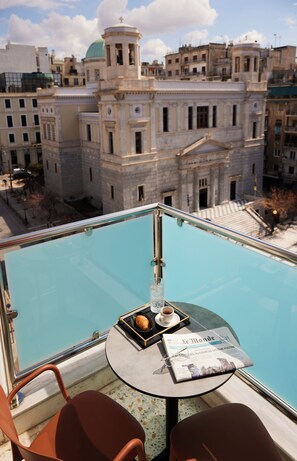 Double or Twin Room, Balcony, City View | Premium bedding, minibar, in-room safe, desk