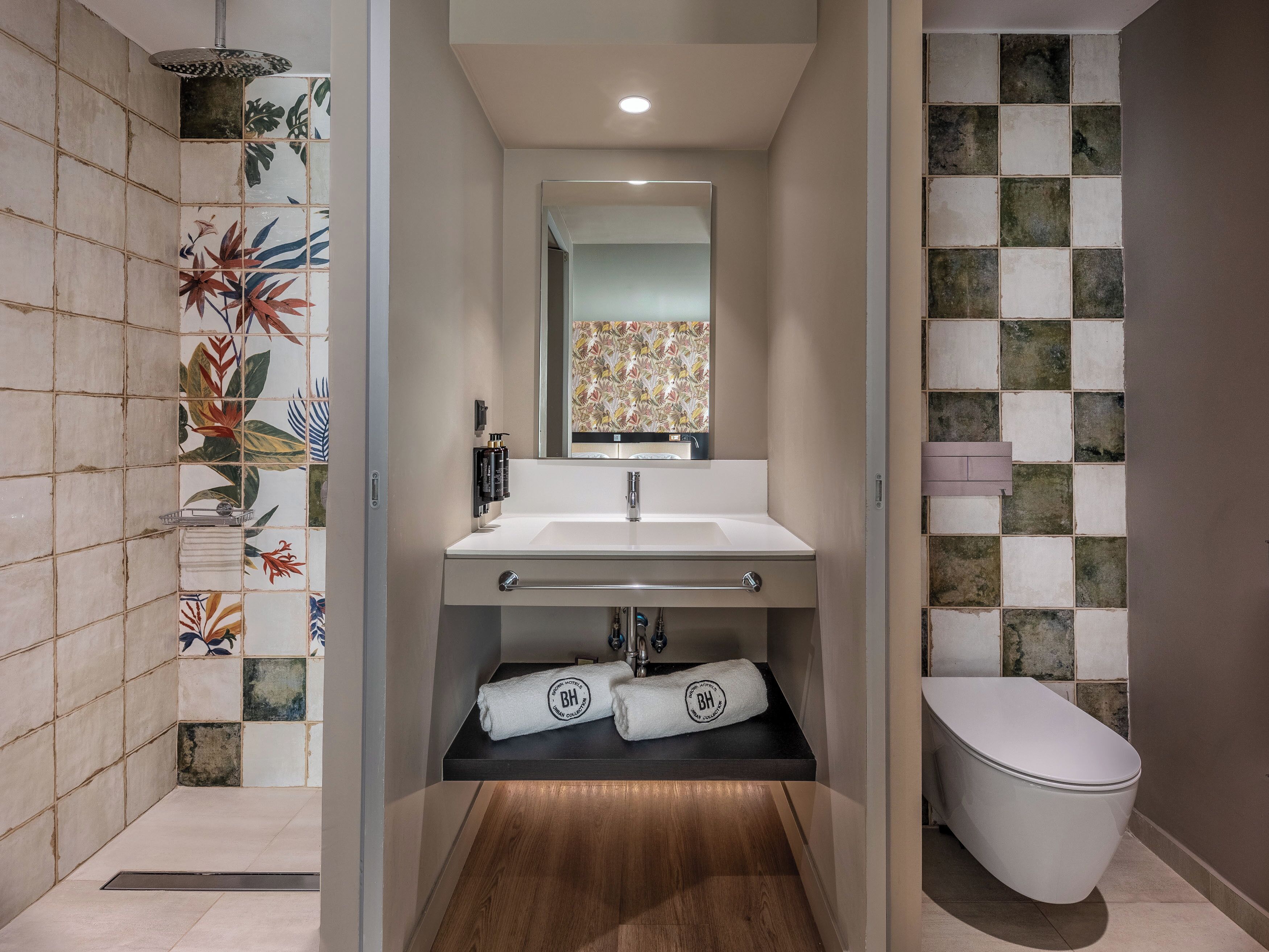 shower, free toiletries, hair dryer, bathrobes