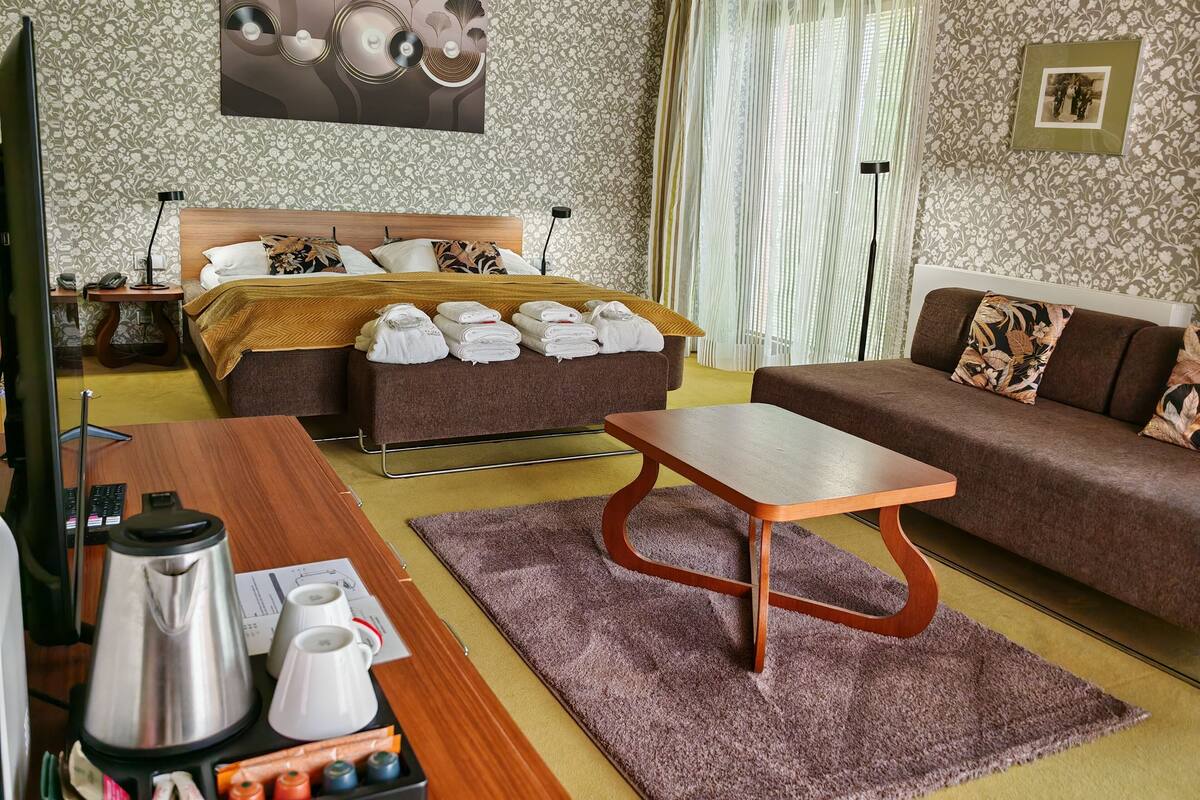 Phòng Exclusive (Exclusive) | Bộ trải giường bằng vải Frette của Ý, bộ đồ giường cao cấp
