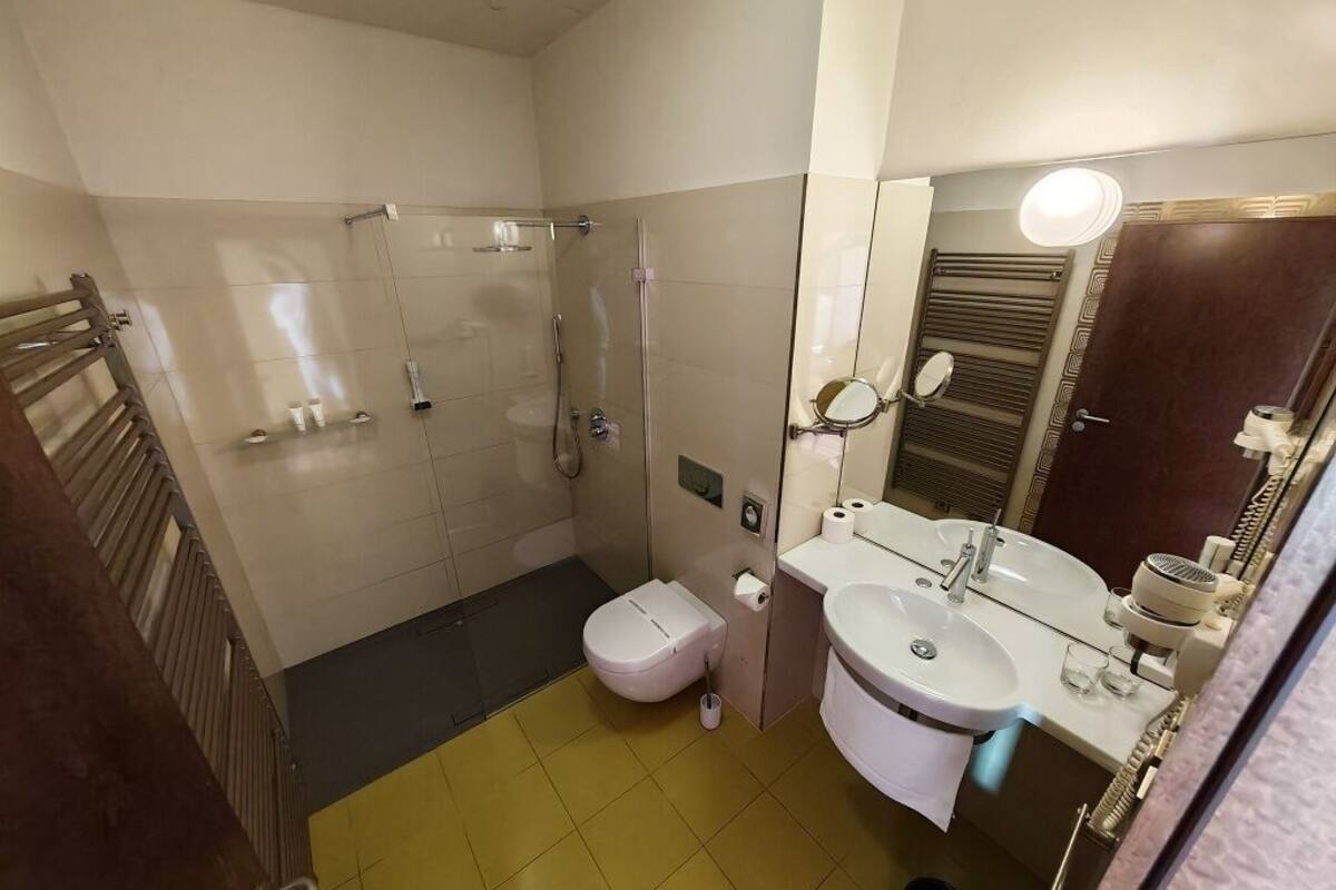 double or twin room | 1 bedroom, frette italian sheets, premium bedding, select comfort beds