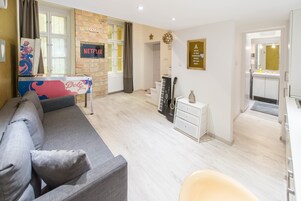 Design Apartment GOLD | Μοναδική διακόσμηση, ηχομόνωση, σίδερο/σιδερώστρα, δωρεάν Wi-Fi 