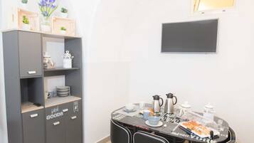 Frukostbuffé varje dag (EUR 5 per person)