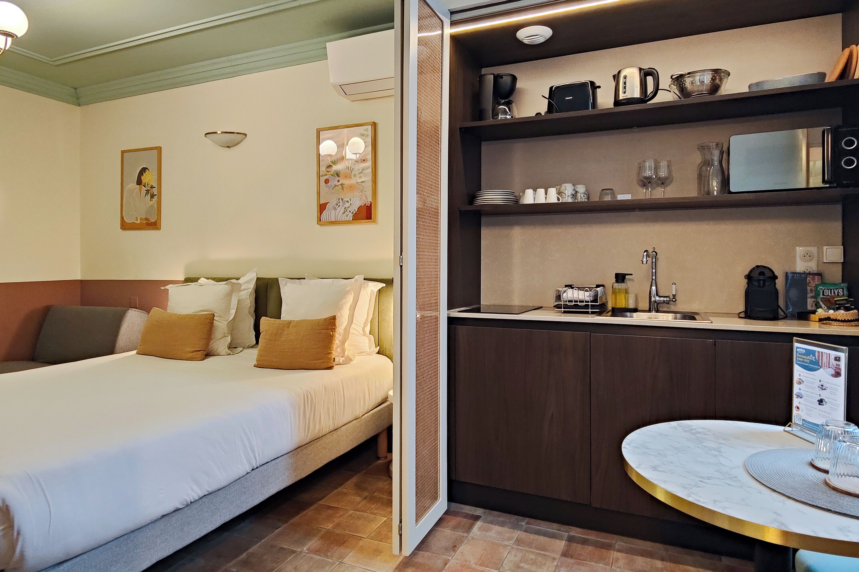 Studio Supérieur 19m² - Côté cour | Peralatan tempat tidur premium, peti besi dalam bilik, kalis bunyi 