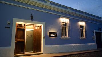 Front of property – evening/night