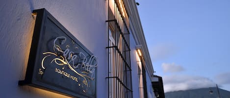 Front of property - evening/night