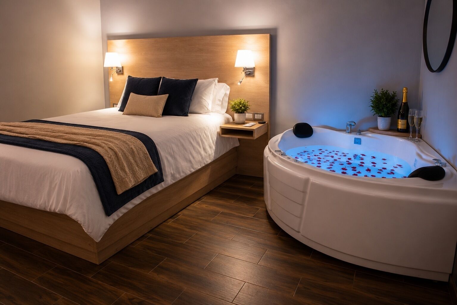 Suite | Bañera de hidromasaje privada