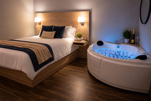 Private spa tub