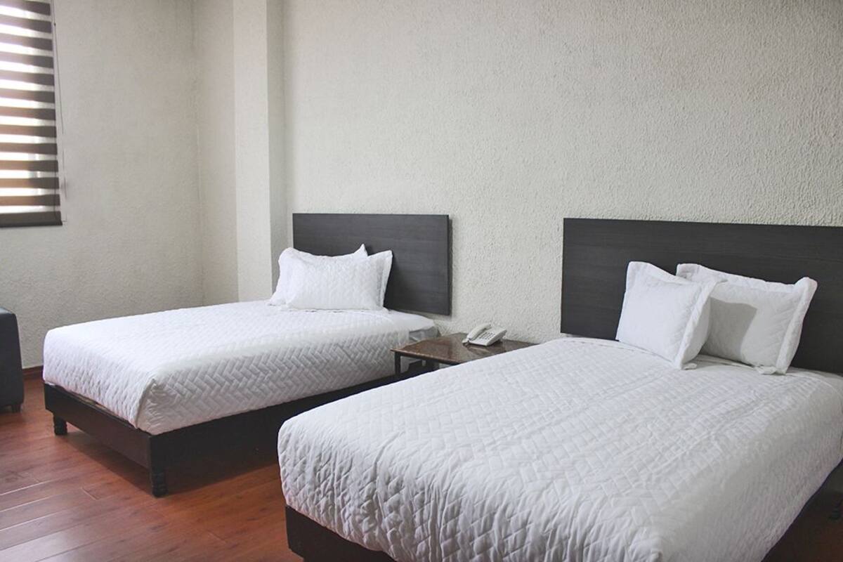 Double Room, 2 Double Beds | Iron/ironing board (on request), WiFi (free)