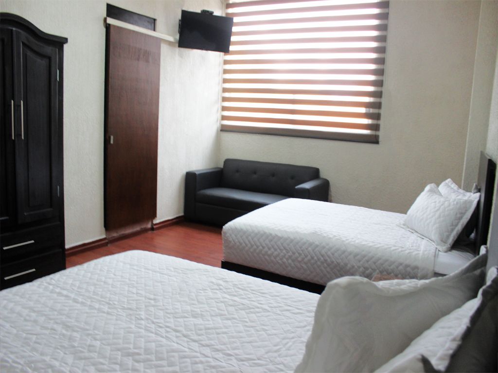 Double Room, 2 Double Beds | Iron/ironing board, free WiFi