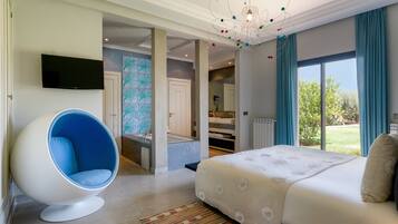 4 habitaciones, ropa de cama de alta calidad y decoración personalizada