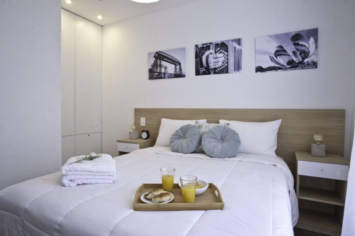 3 habitaciones y sábanas de algodón egipcio